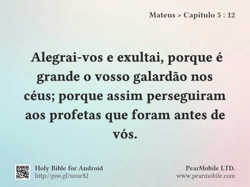 Mateus, Capítulo 5:12
